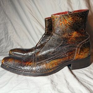 Jo Ghost Men’s Boots Size 45 Brown Square Toe